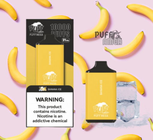 Puff Tech Mega Banana Ice 10000 Puff