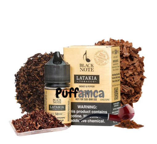 black note latakıa tobacco likit puffamca