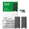 juul2 crisp menthol puffamca