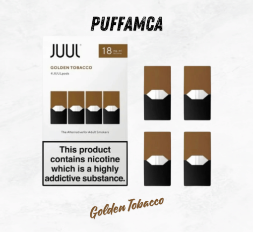 Juul Golden Tobacco 1.8% Pod Kartuş pufamca.com.tr