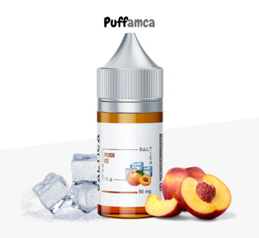 Saltica Peach Ice Salt Likit pufamca.com.tr