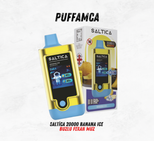 Saltica 20000 banana ıce puff sipariş ver - puffamca