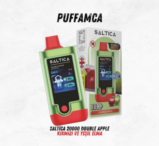 Saltica 20000 double apple puff sipariş ver - puffamca