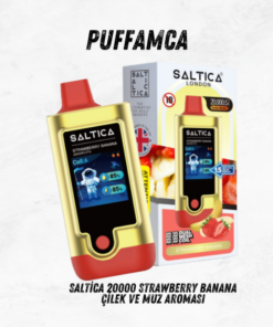 Saltica 20000 strawberry banana puff sipariş ver - puffamca